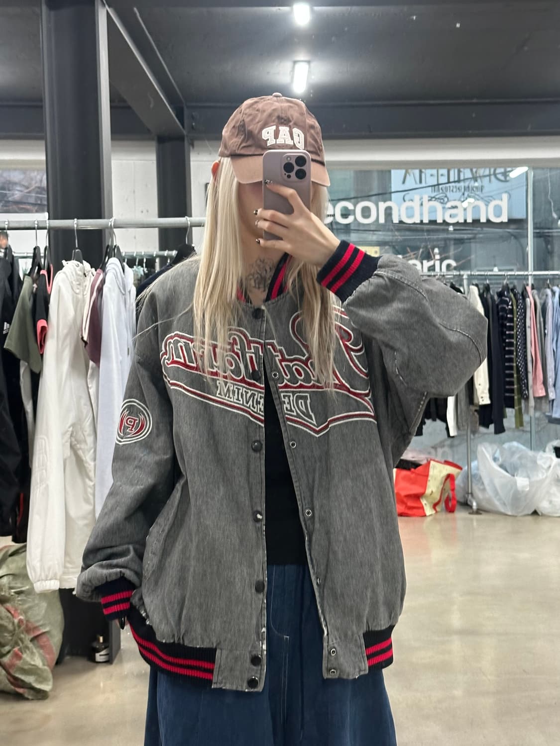 90‘s phat farm 팻팜 올드스쿨 데님 자켓 상품이미지1