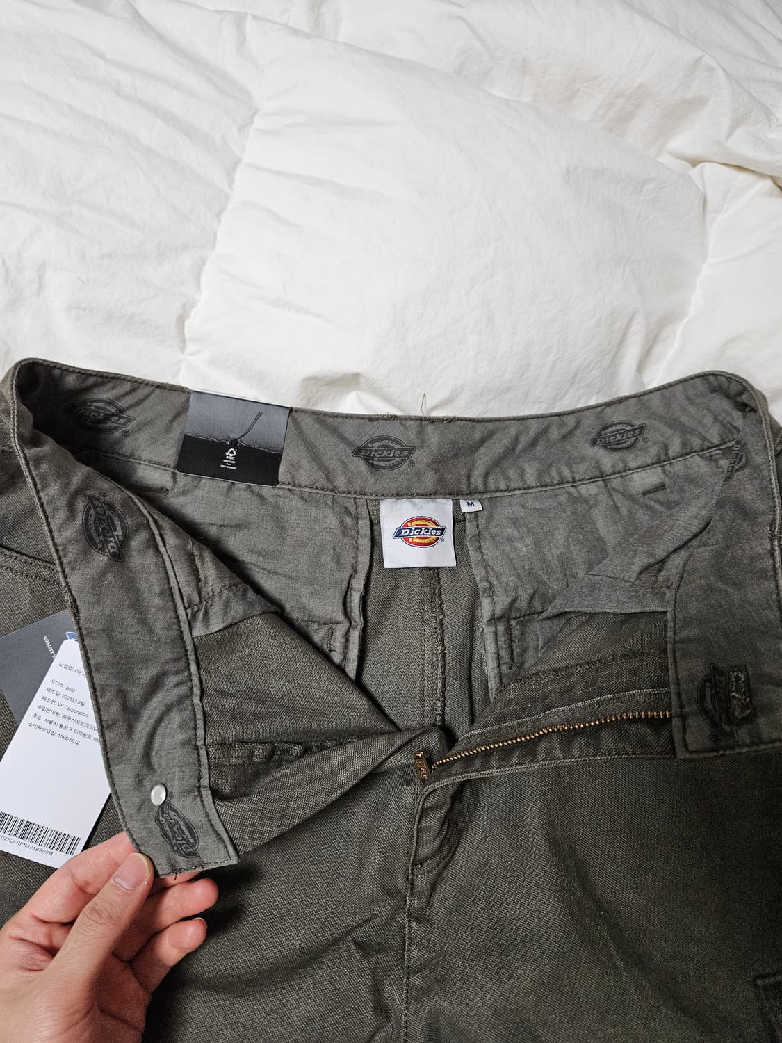 디키즈 워시드 덕 캔버스 카고 팬츠 상품이미지4