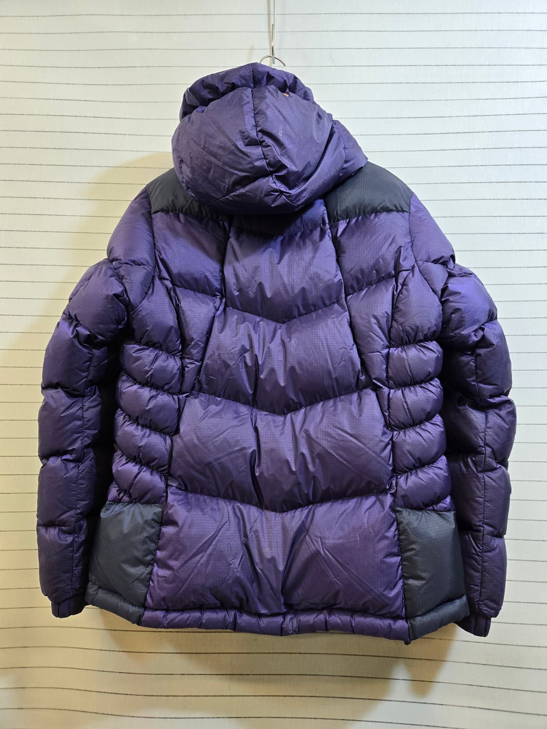 K2 여성 퍼플/블랙 윈드스토퍼 구스다운 패딩 상품이미지7