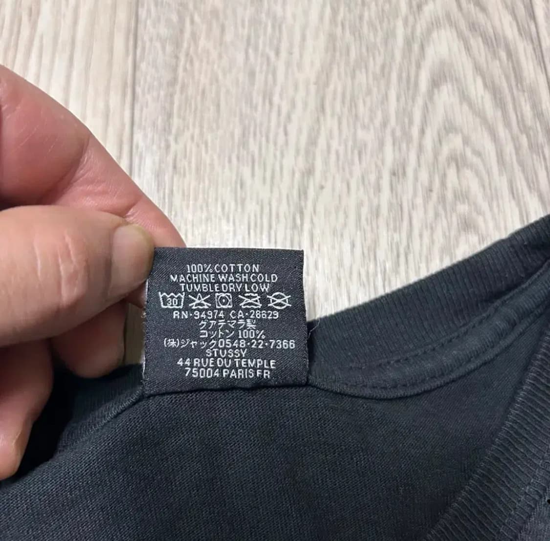 스투시 정품 반팔 티셔츠 L 100 상품이미지3