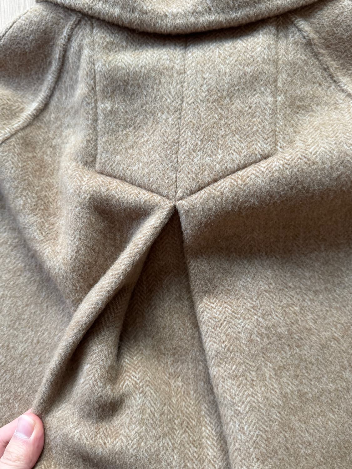 Roliat inverted pleats 발마칸 코트 46 (새상품) 상품이미지8