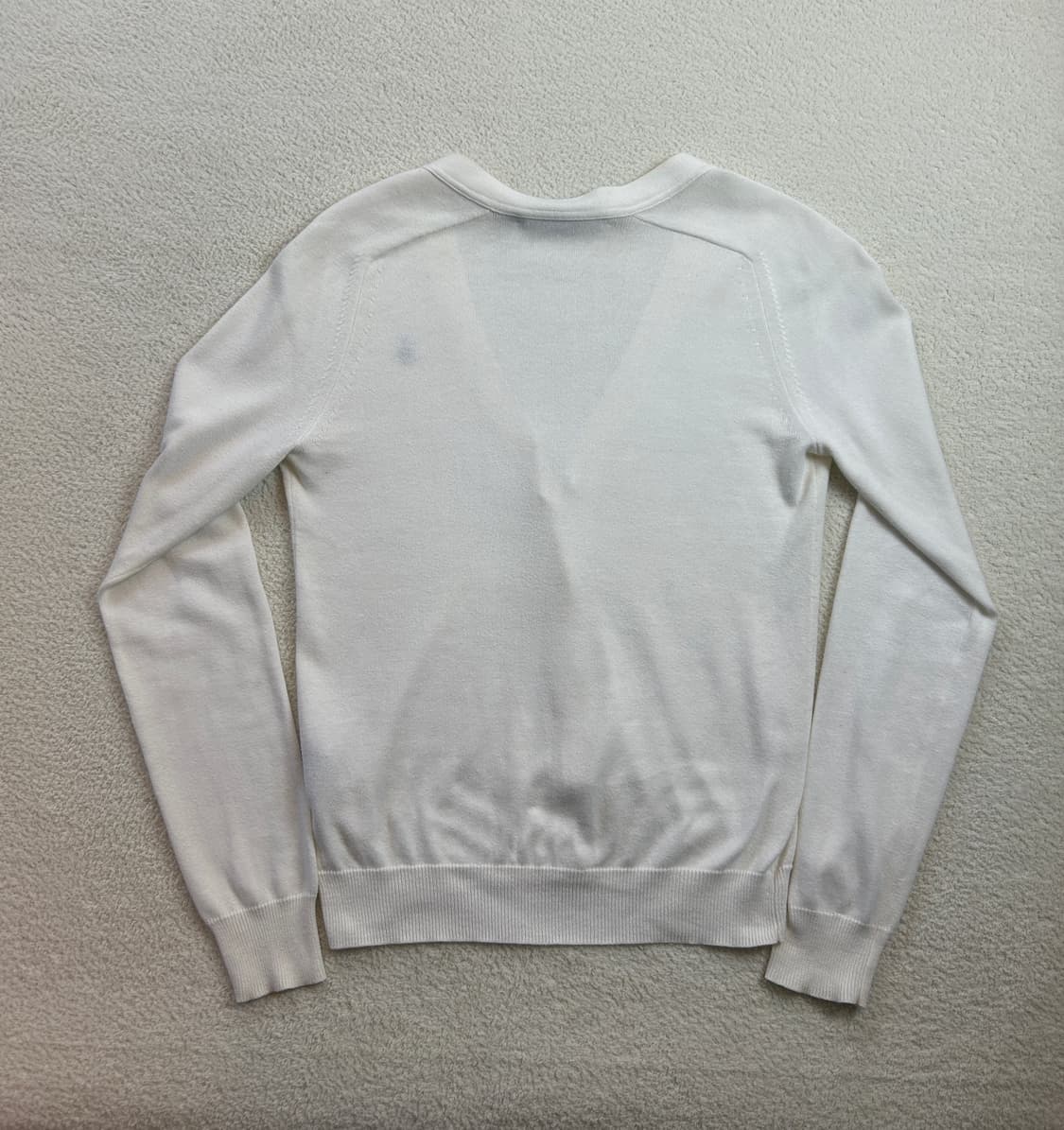 폴로 화이트 가디건 상품이미지2