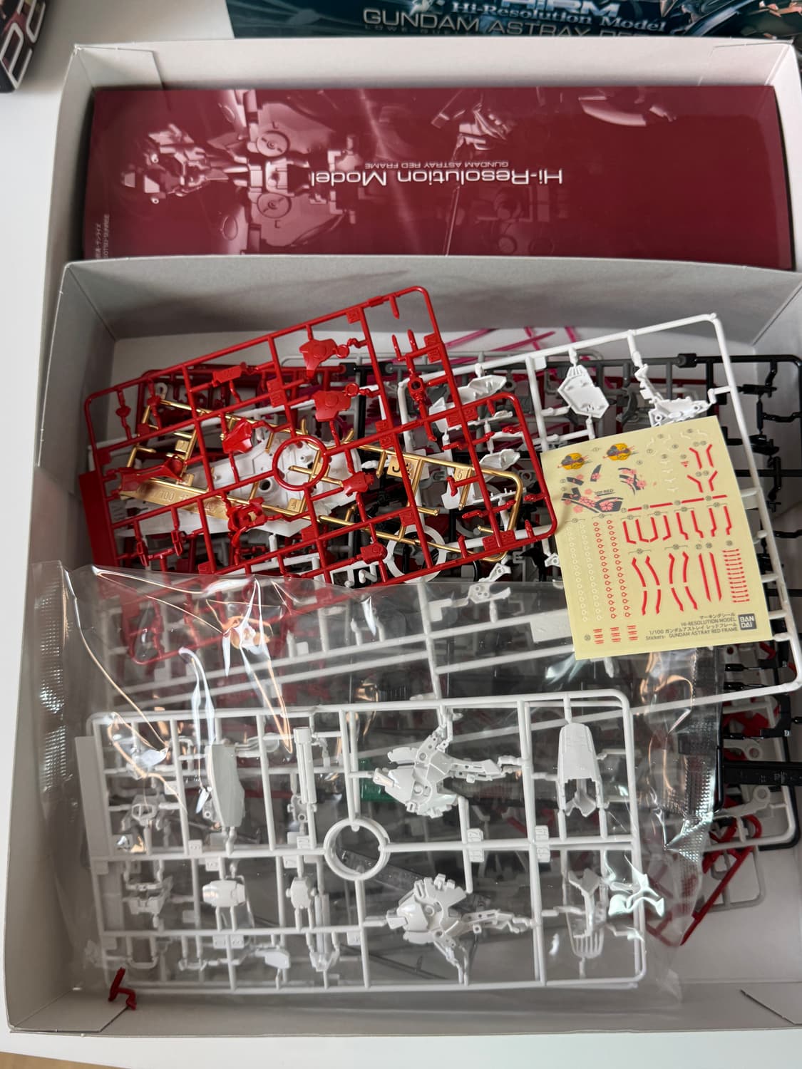 반다이 HIRM 하이레졸루션 건담 아스트레이 레드프레임 2박스 Set 상품이미지8