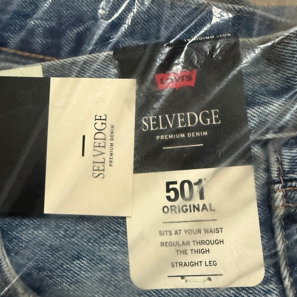 리바이스 501 셀비지 터콰이즈 32x32 상품이미지6