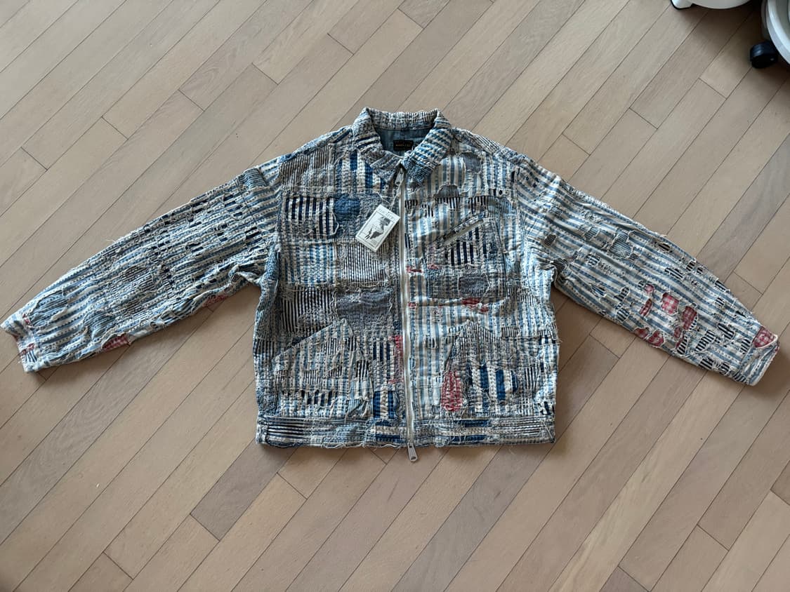 [2] 캐피탈 kapital 리버티 보로 집업 히코리 자켓 상품이미지2