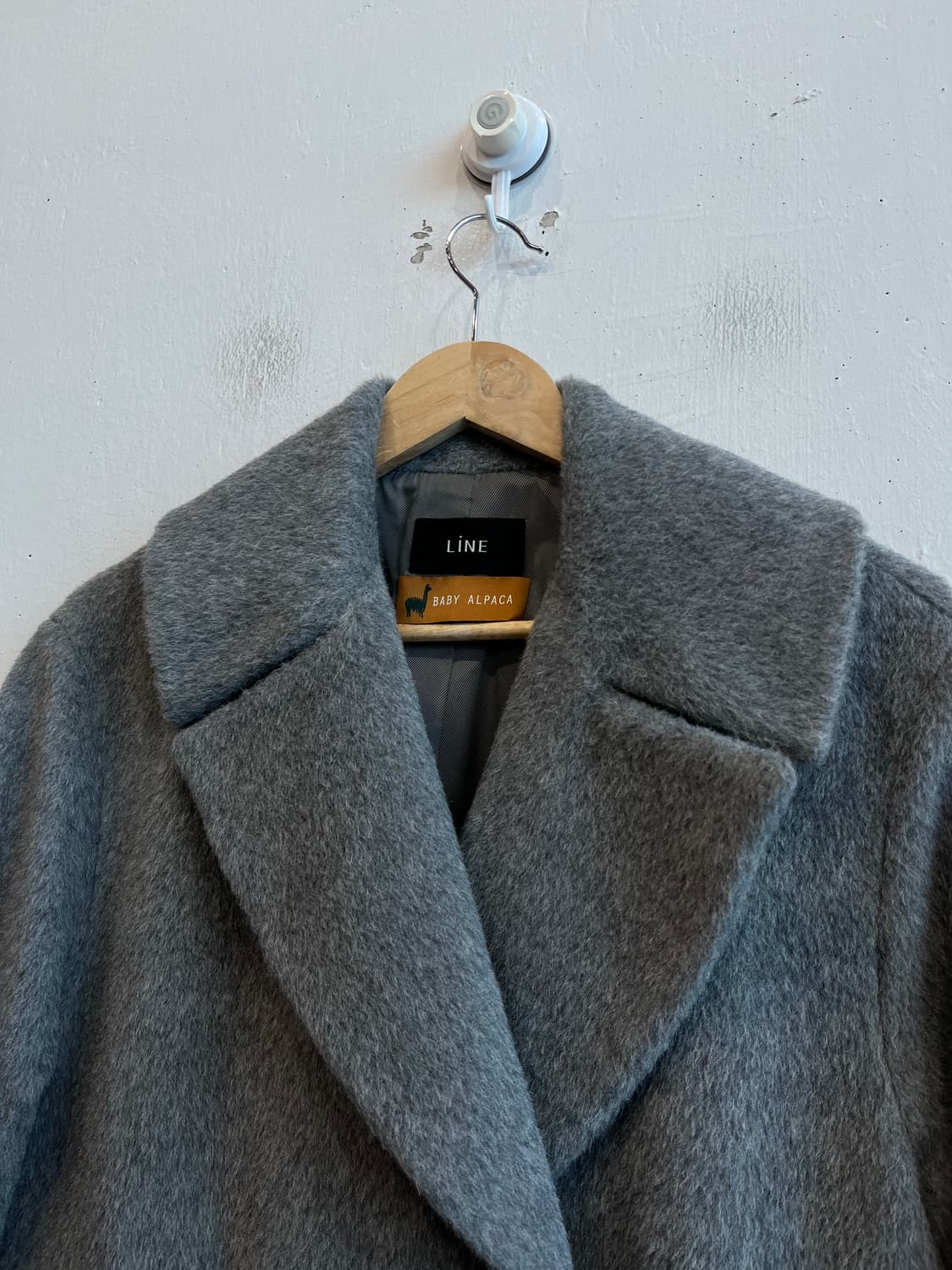 LINE 라인 베이비알파카 울 코트  상품이미지3