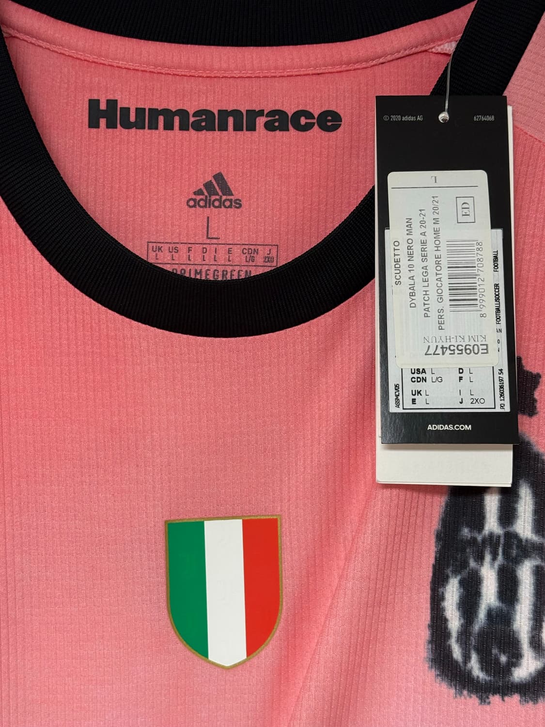 유벤투스 20-21 휴먼레이스 풀패치 (유럽 L) 상품이미지4