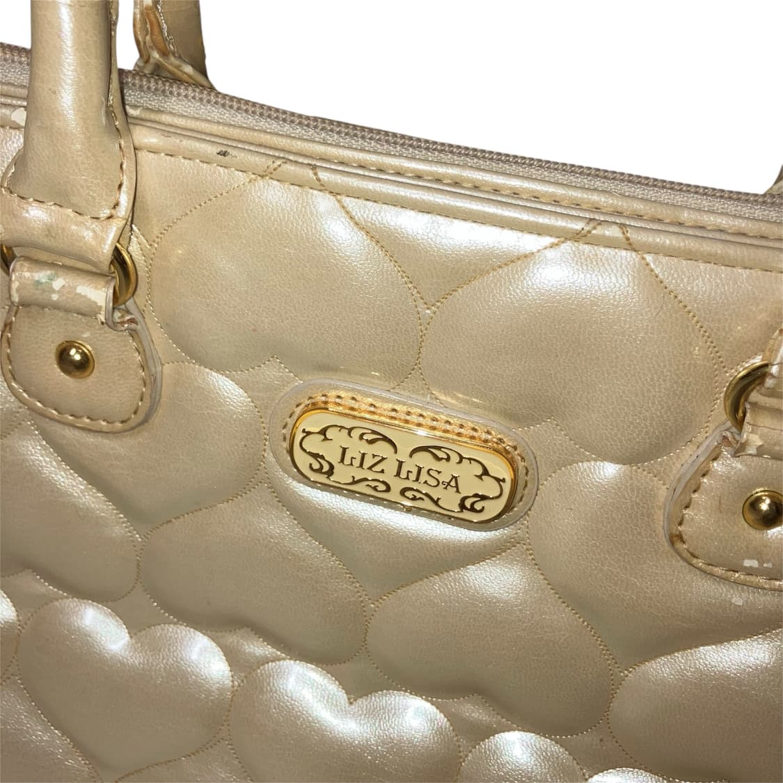 리즈리사 LIZ LISA 하트 퀄팅 로고 백 핀터깔 갸루 오네히메 고전 상품이미지3