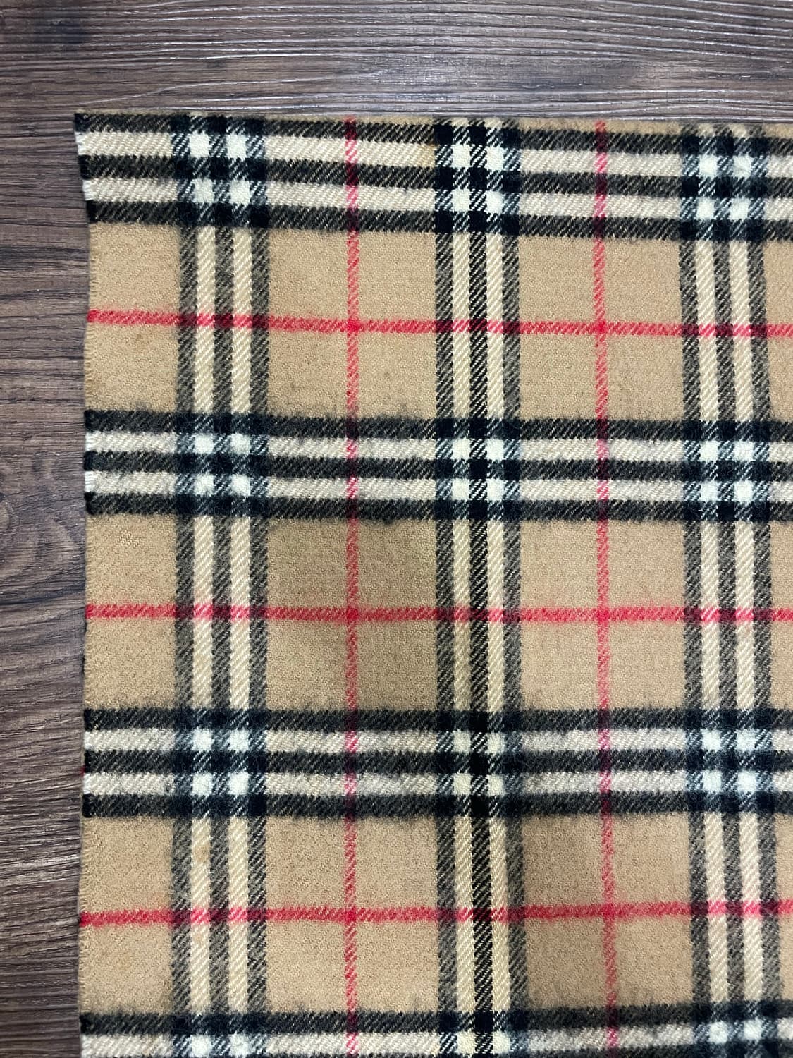 버버리 램스울 노바체크 머플러 목도리 베이지 상품이미지4