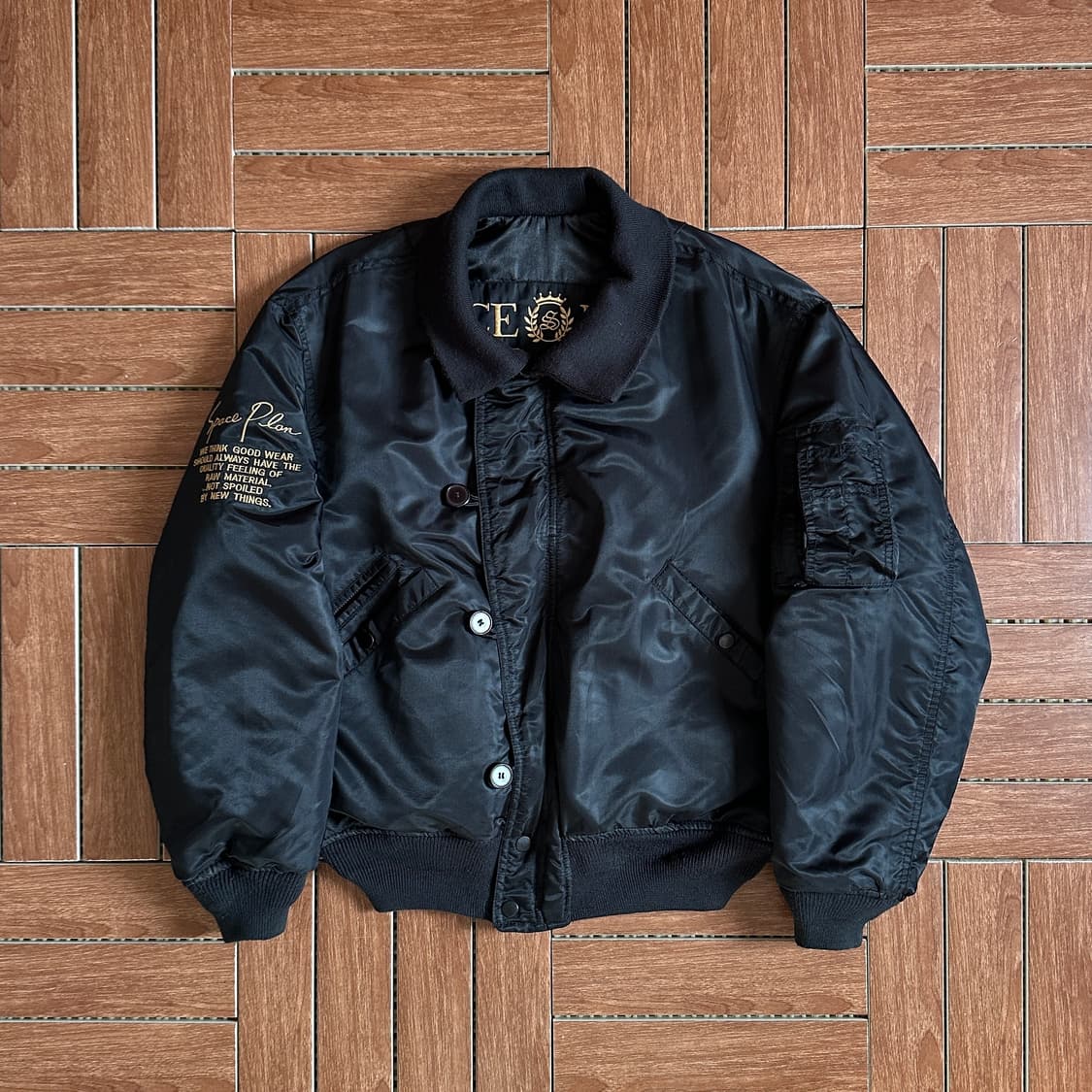 90‘s Space plan reversible flight bomber 상품이미지1