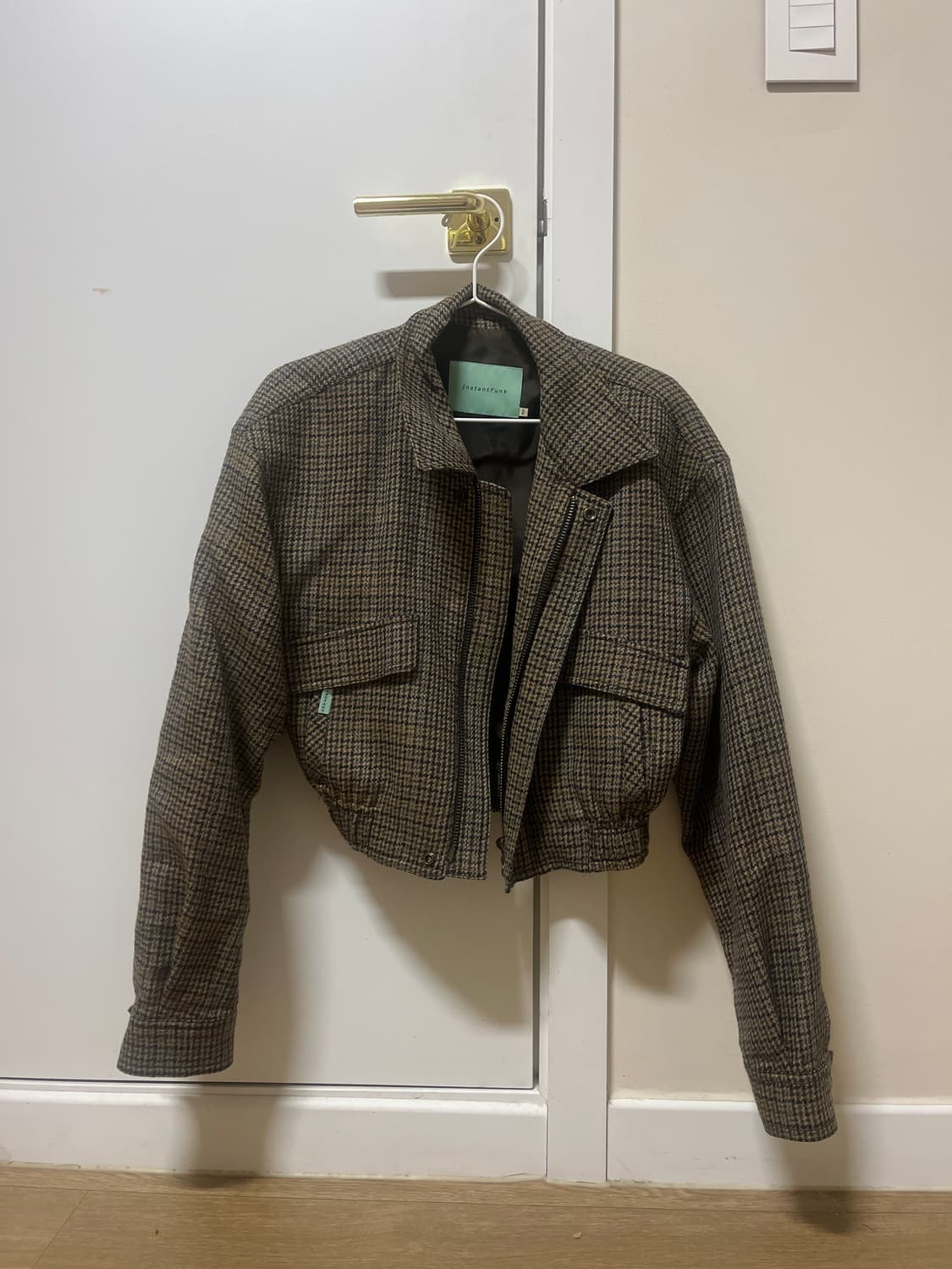 인스턴트 펑크 체크 블루종 상품이미지1