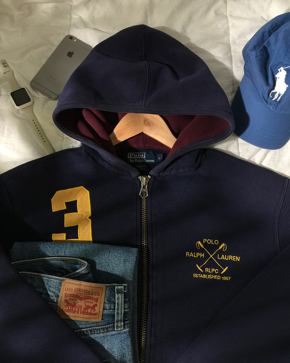 (MAN) 폴로랄프로렌 스웻 후드집업 XL 상품이미지1