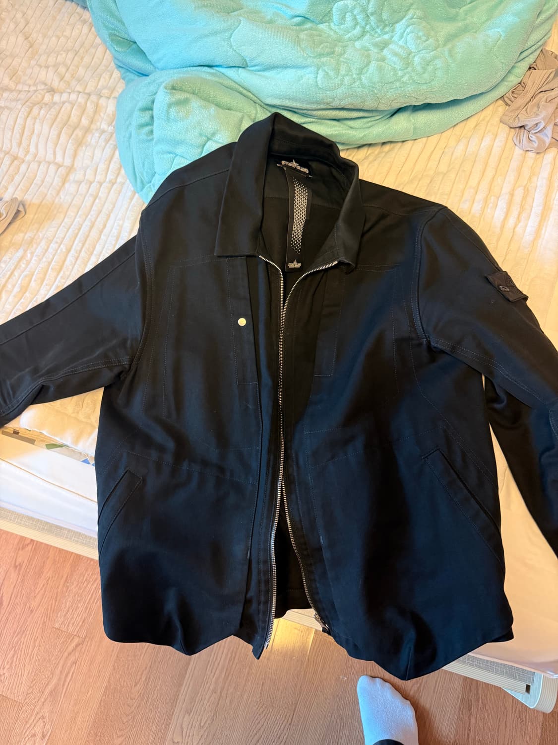 스톤아일랜드 쉐도우프로젝트 자켓 블랙m 상품이미지1