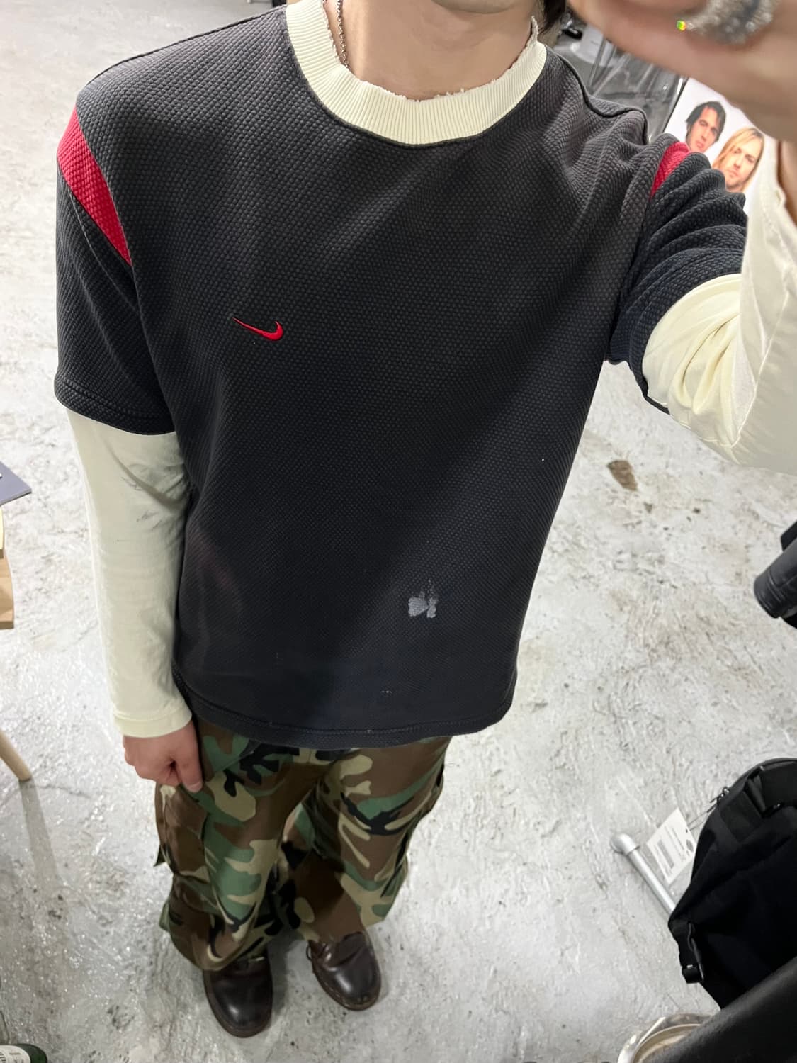 Nike waffle layered long slv 상품이미지3