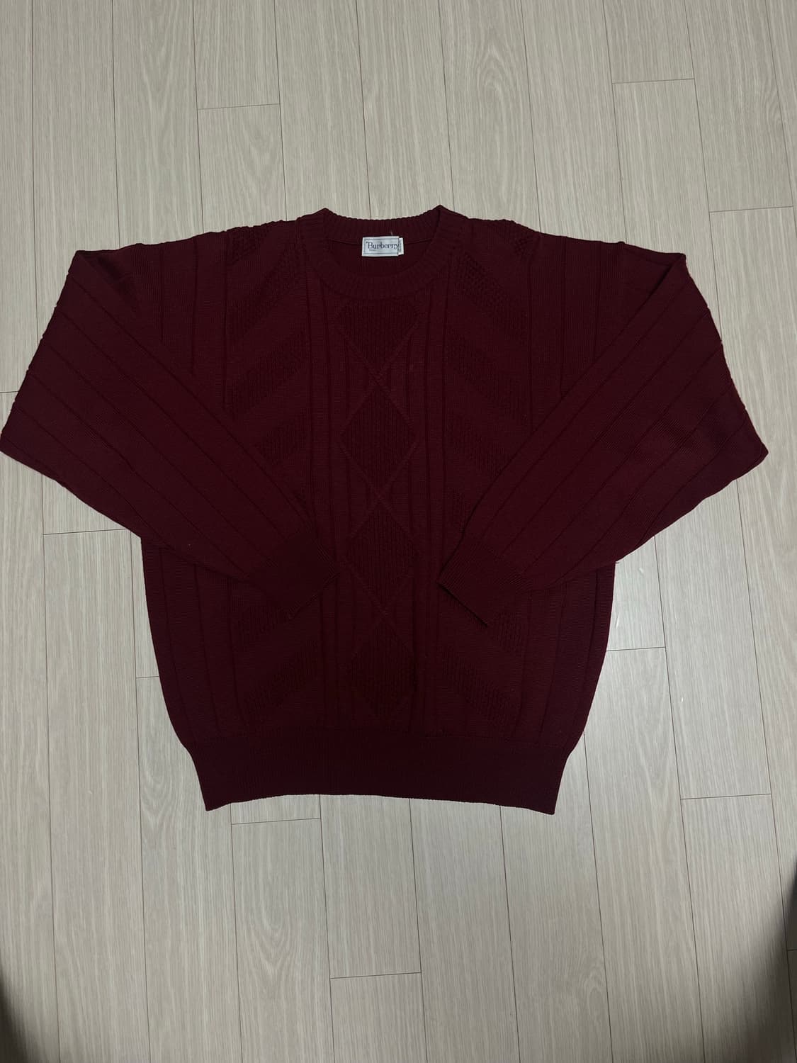 빈티지 와인 니트 상품이미지1