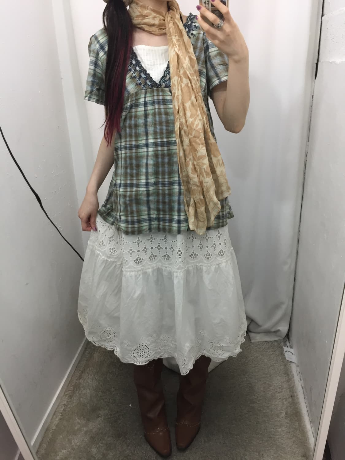 여름 체크 소녀 코디 🐳 상품이미지4