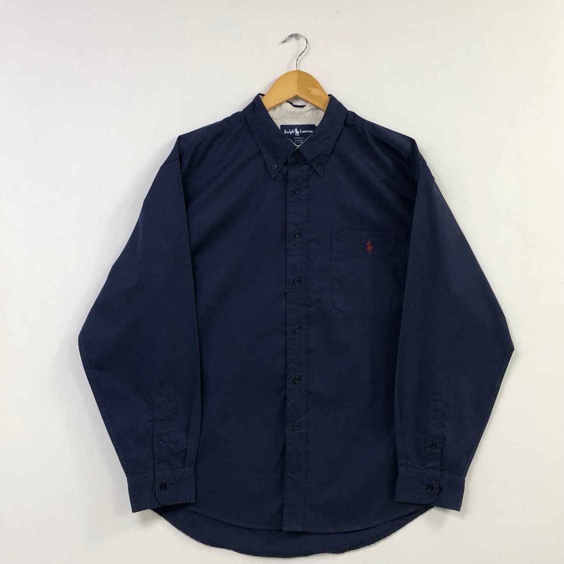 105 폴로 네이비 솔리드 셔츠 상품이미지2