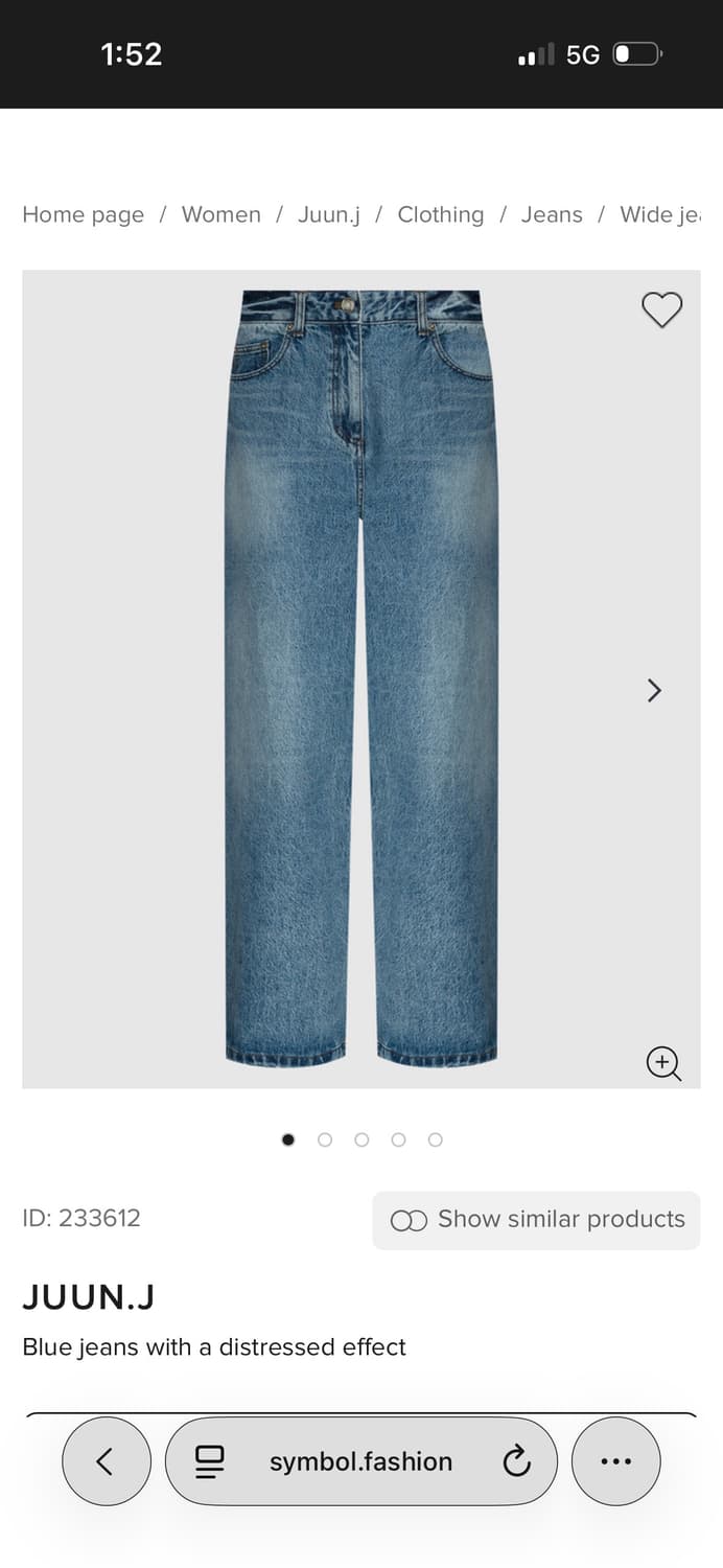 준지 JUUN.J 데님팬츠 상품이미지9