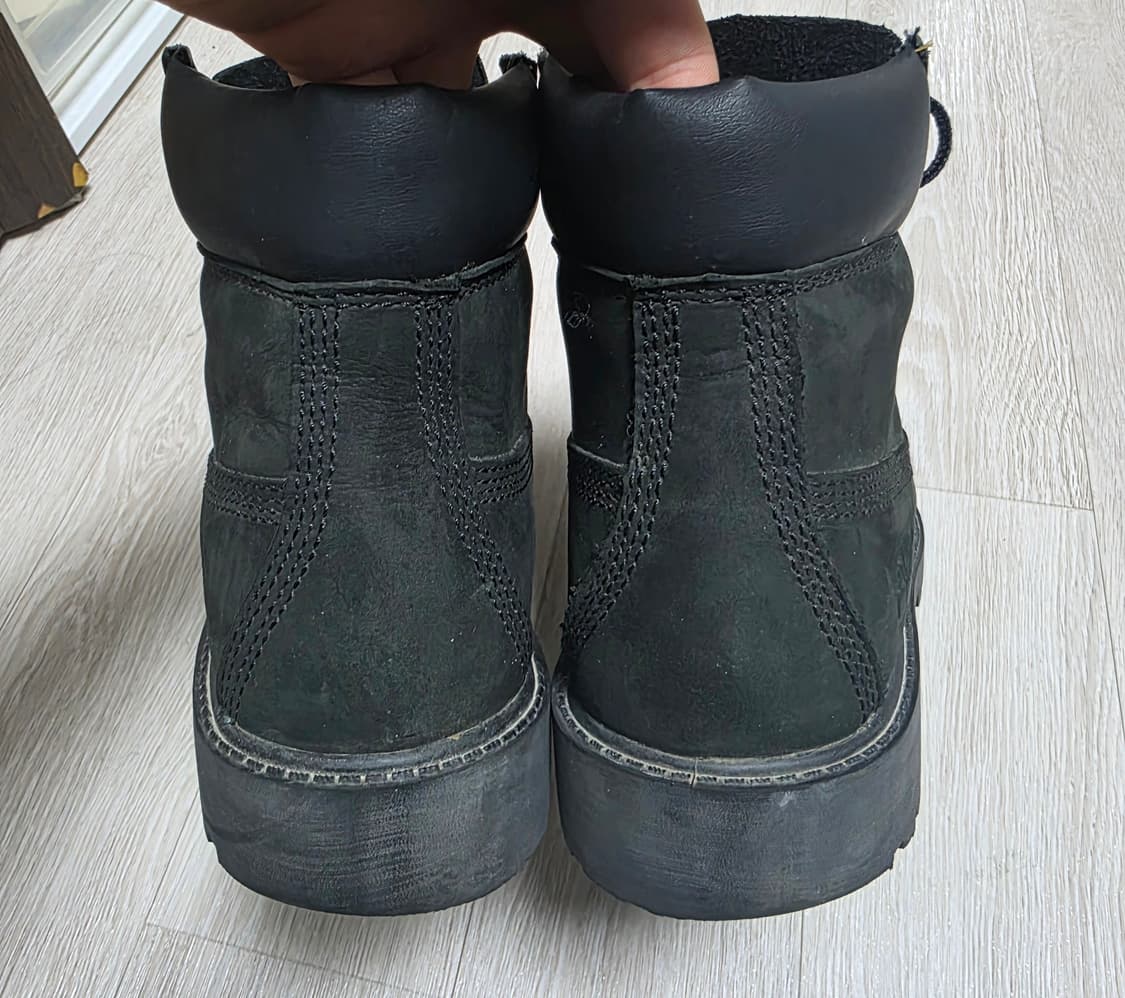 (220~225)팀버랜드 6인치 워터푸르프 블랙 여성부츠 상품이미지6