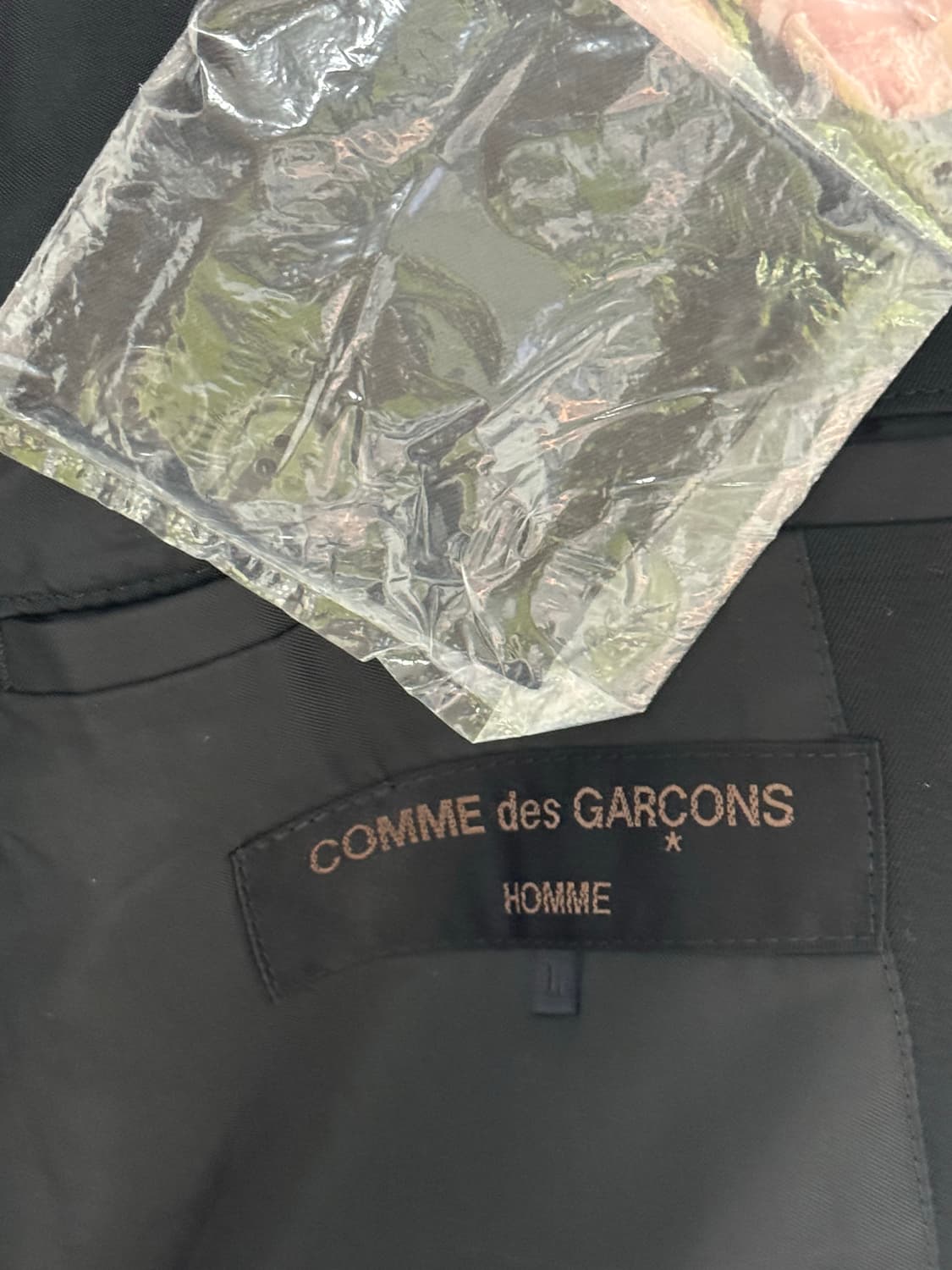 [L] 꼼데가르송 옴므 3버튼 블레이저 상품이미지7