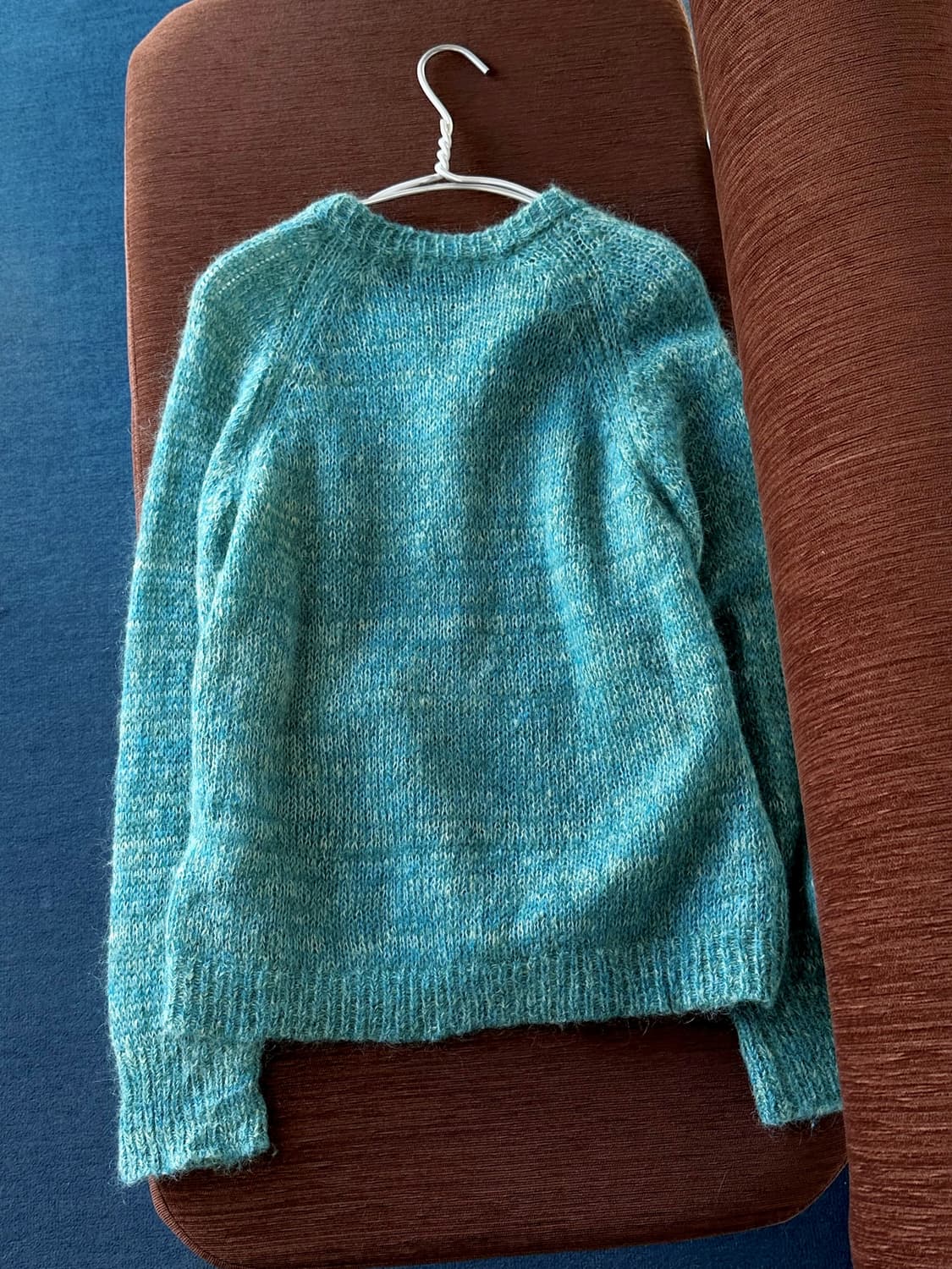 Mohair wool pattern design knit cardigan 상품이미지5