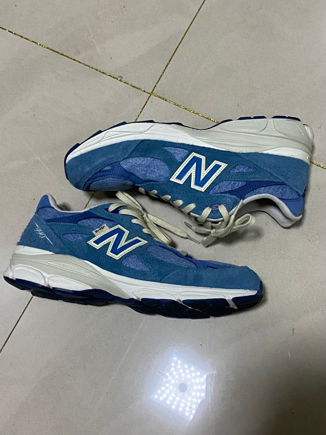 뉴발란스 x 리바이스 990v3 블루 275 상품이미지1