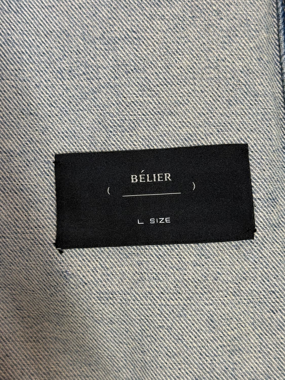 벨리에 데님 자켓 L 상품이미지4