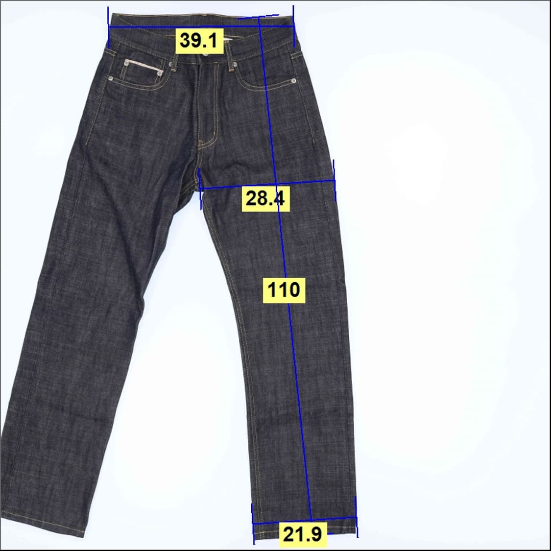 S 유니폼브릿지 셀비지 데님 팬츠 생지 0326J 상품이미지7