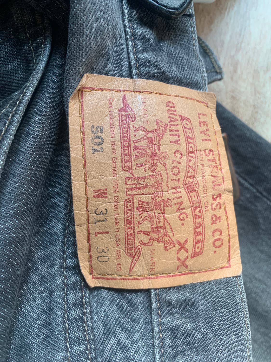 90s 리바이스 흑청 상품이미지4