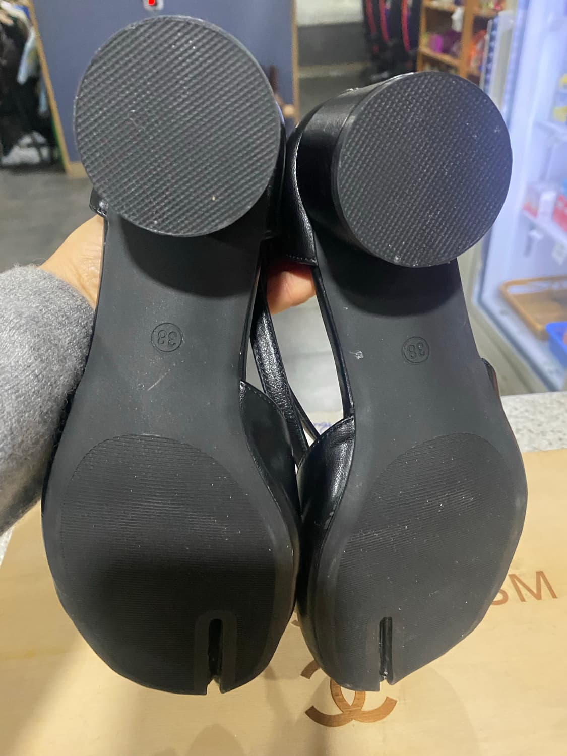 Grape myrtle 검정 구두 38사이즈 상품이미지7