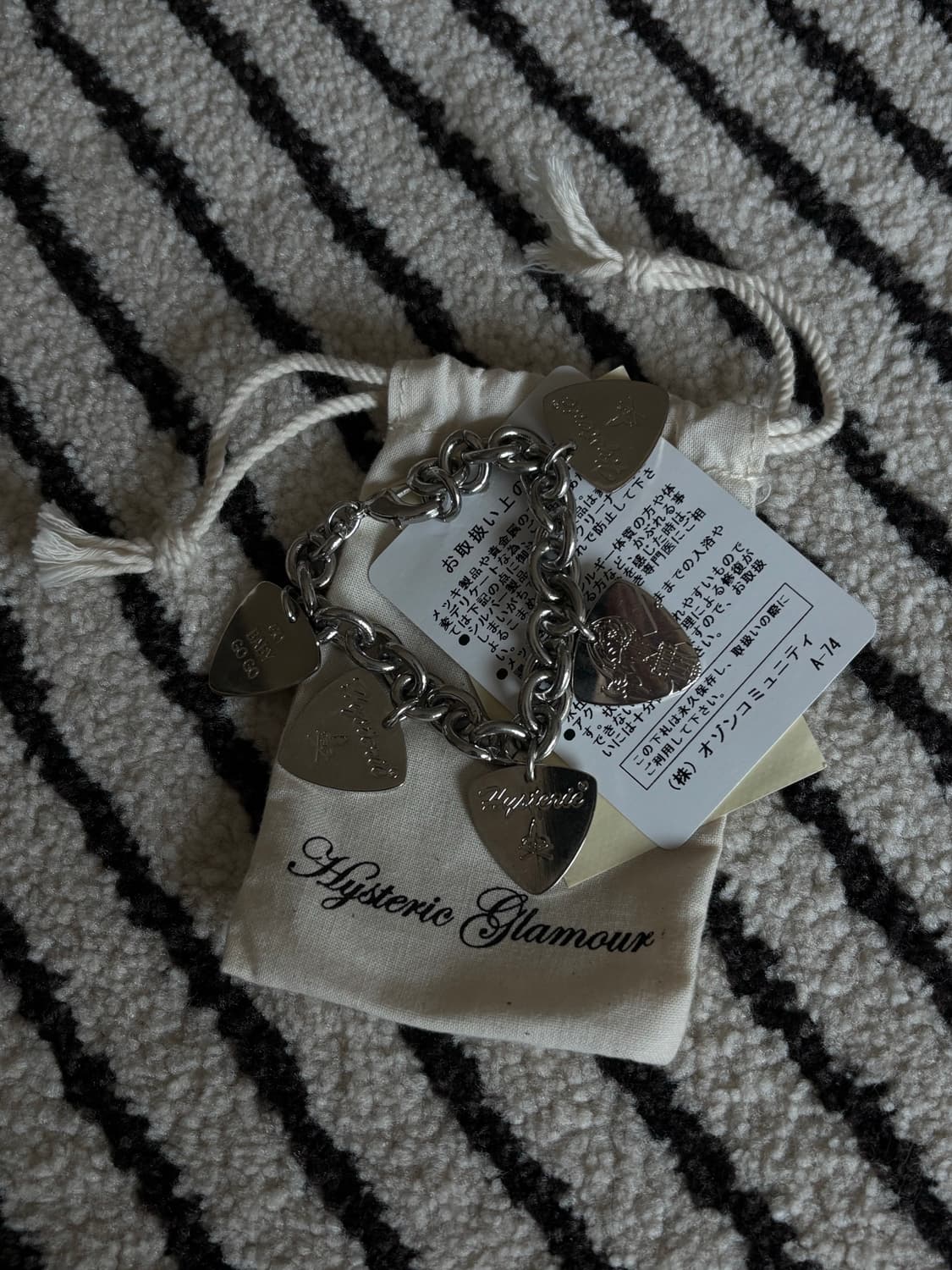 히스테릭 글래머 SKULL PICK BRACELET 상품이미지1