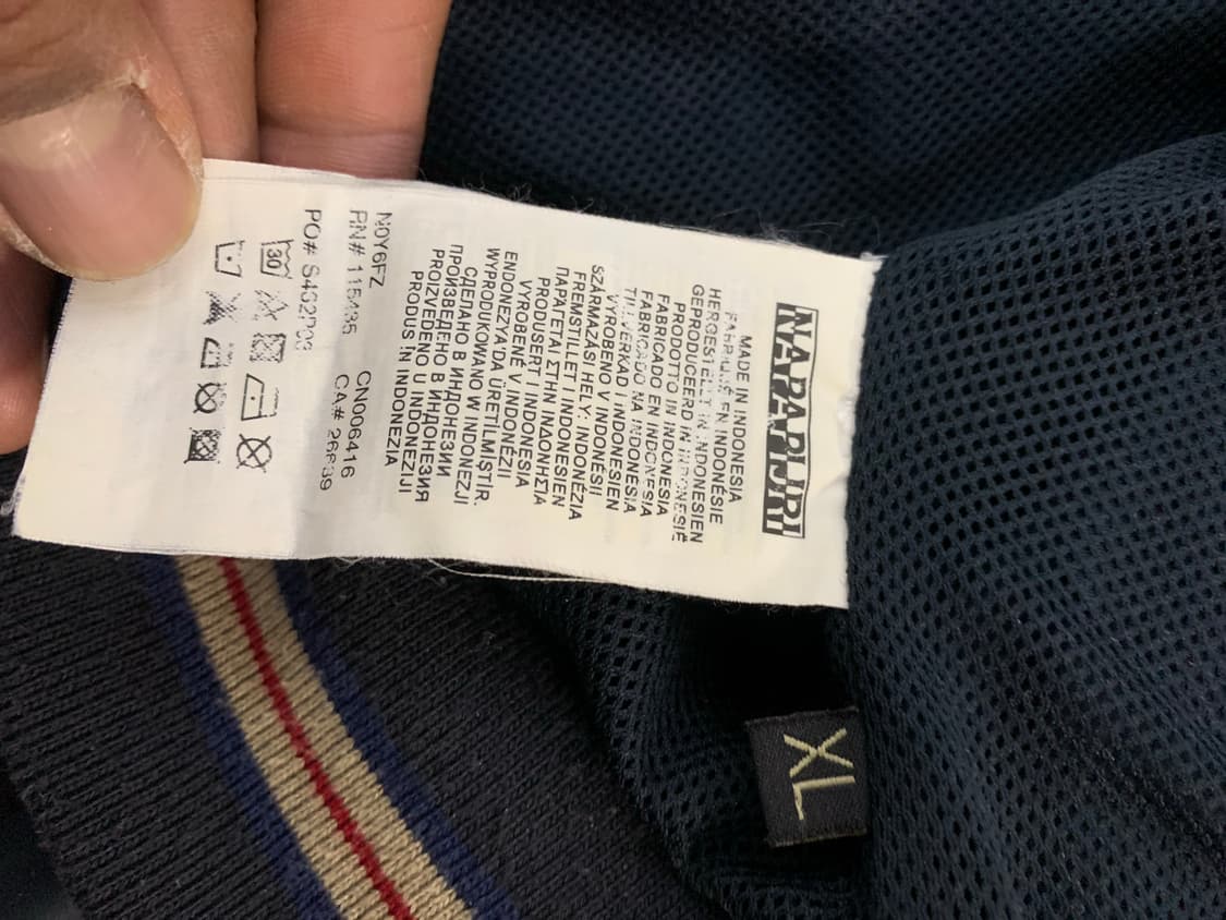 나파피리 네이비 바람막이 방수 재킷 상품이미지7