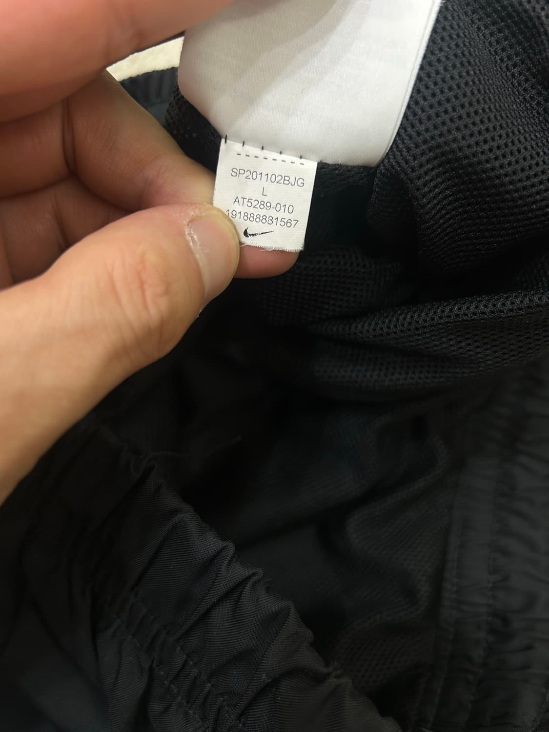 [L]나이키 우븐 숏 반바지/블랙 상품이미지5