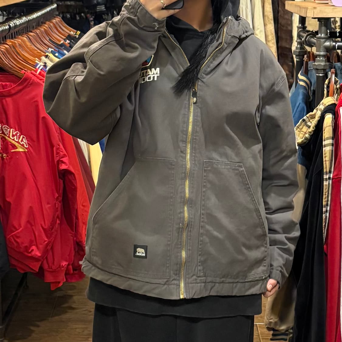 [HI] BERNE 번 후드 워크자켓 상품이미지2