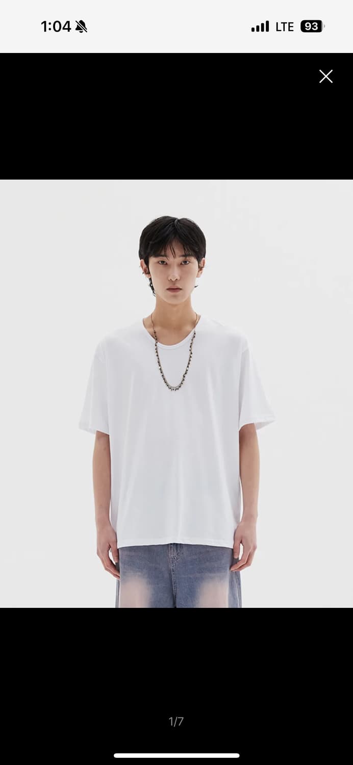 르마드 U넥 티셔츠 (2) 상품이미지1