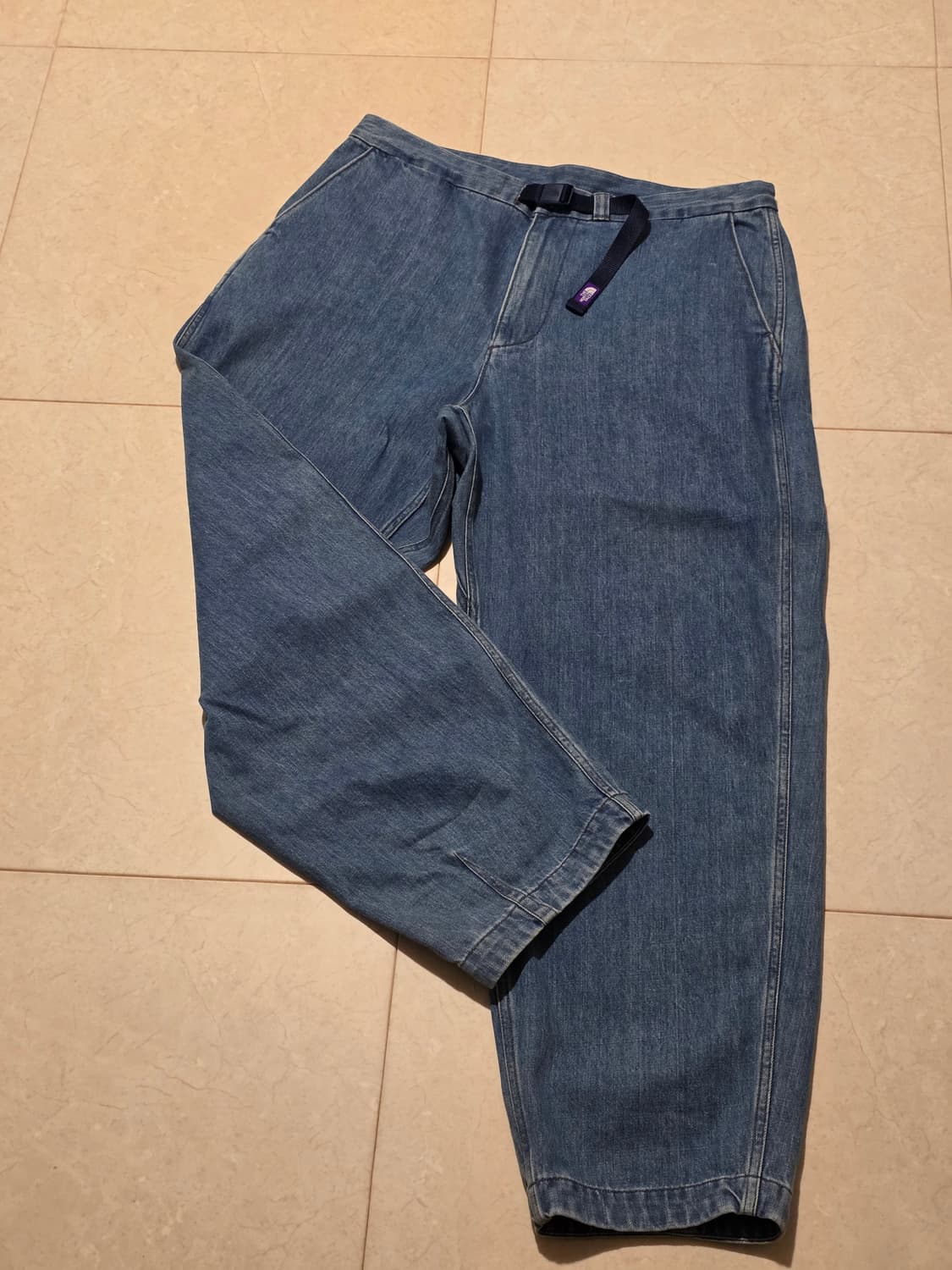  노스페이스 퍼플라벨 데님 와이드 테이퍼드 팬츠 상품이미지4