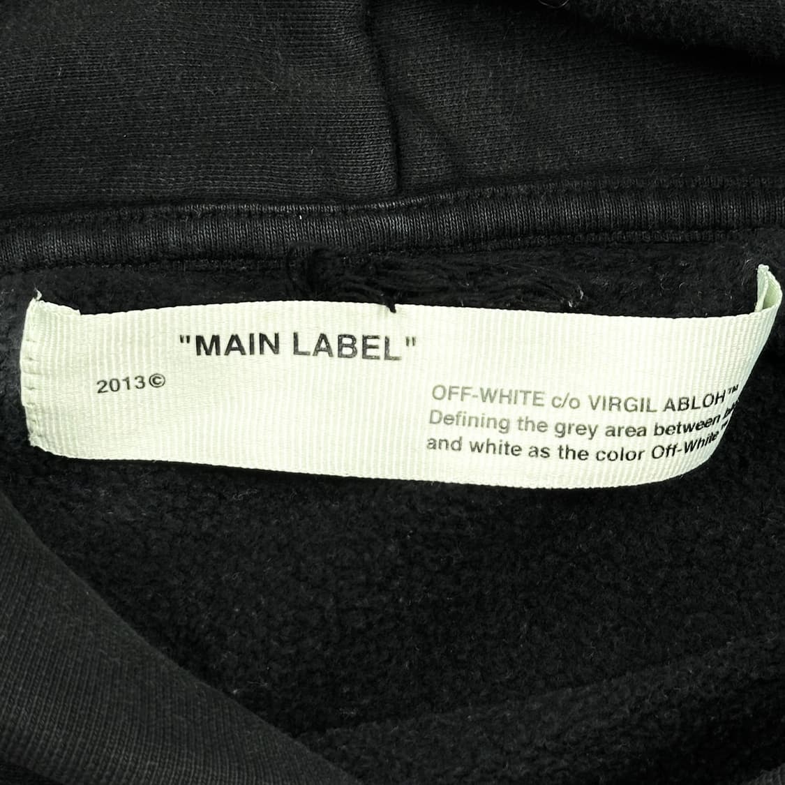 오프화이트 베르니니 후드티 블랙 L 상품이미지8