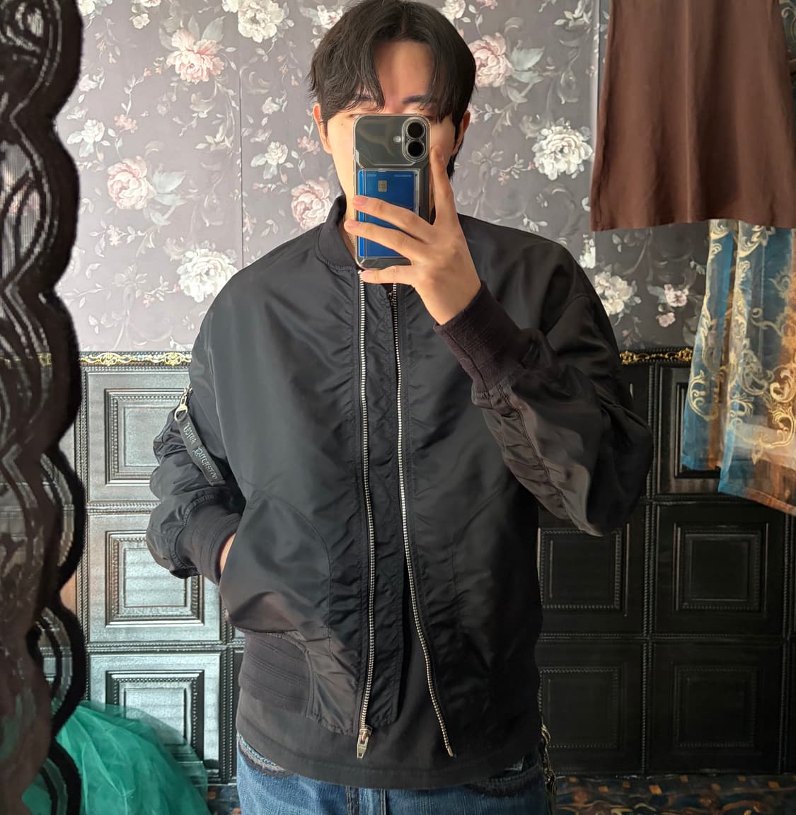 a120) 버커루 ma-1 블루종 자켓 상품이미지1