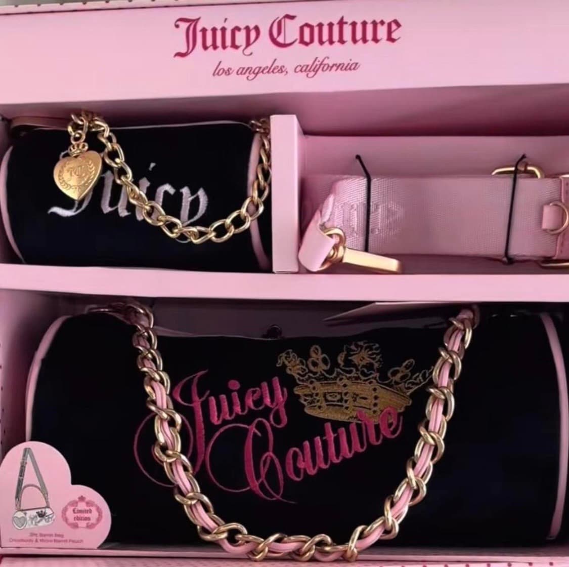 쥬시 꾸뛰르 배럴백 블랙 상품이미지1