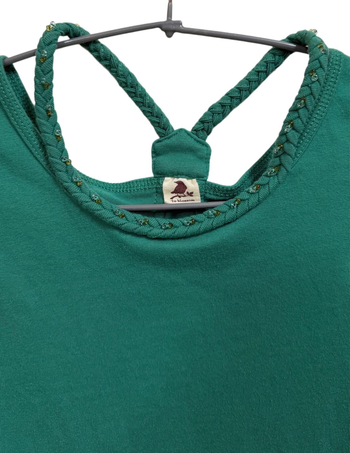 갸루Y2K st 에메랄드 크로스스트링 슬리브리스 탱크탑 상품이미지3