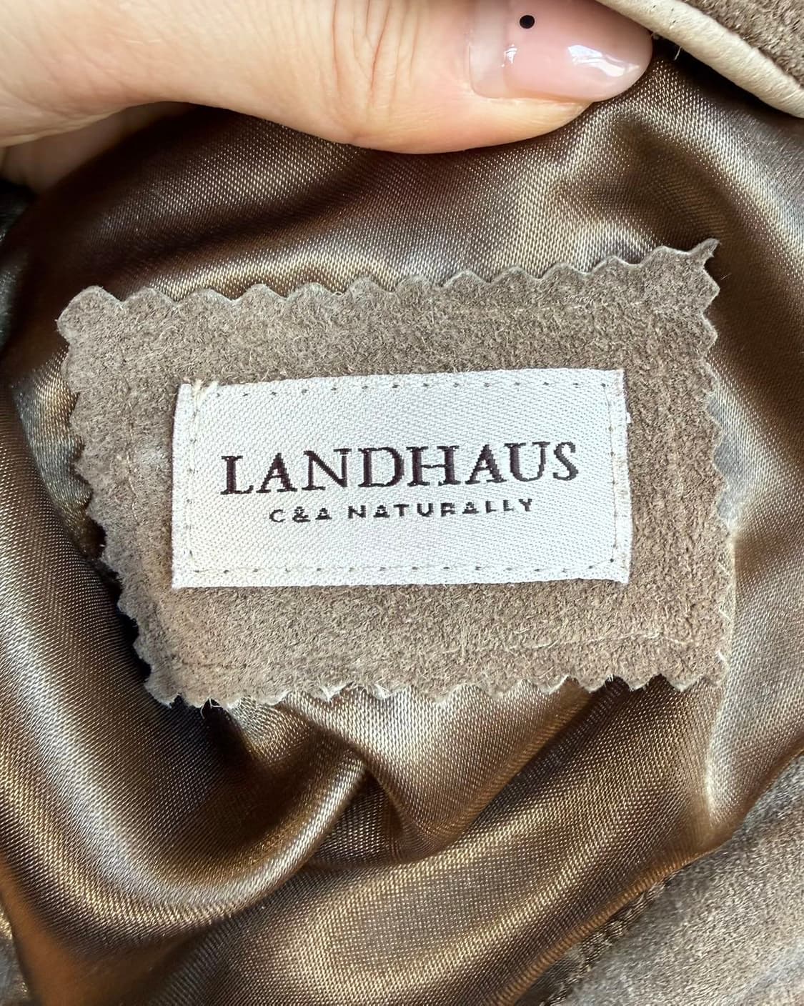 랜드하우스 브라운 스웨이드 자켓  상품이미지8