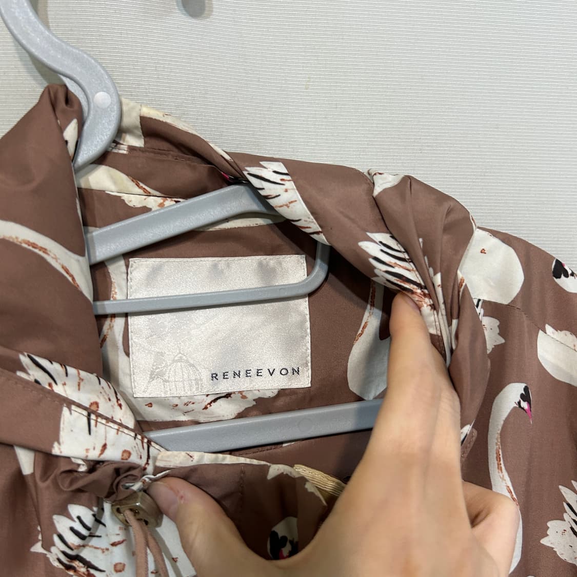 레니본 백조 트렌치코트 레인코트 55 상품이미지2