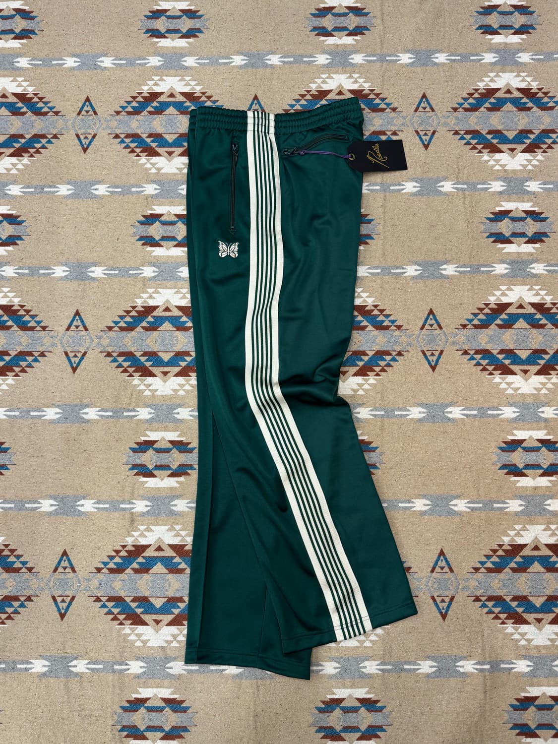 [L] 니들스 트랙 팬츠 스트레이트핏 그린 - LHP 한정 상품이미지5