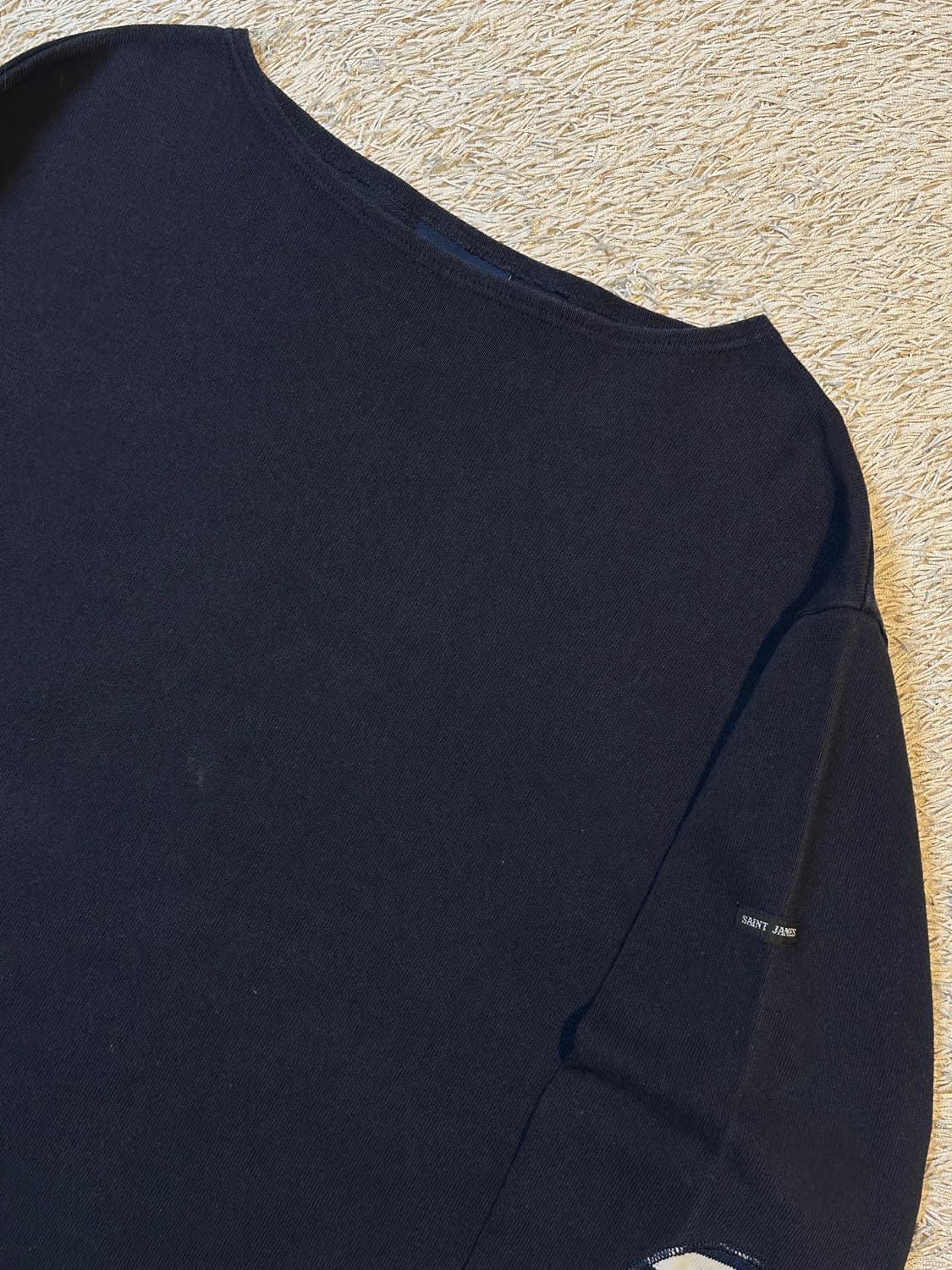 세인트제임스 길도 엘보패치 긴팔 티셔츠 네이비 상품이미지2