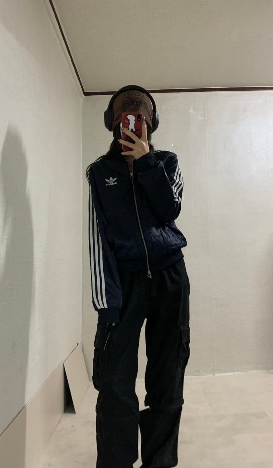 navy quilting padded jumper 상품이미지5