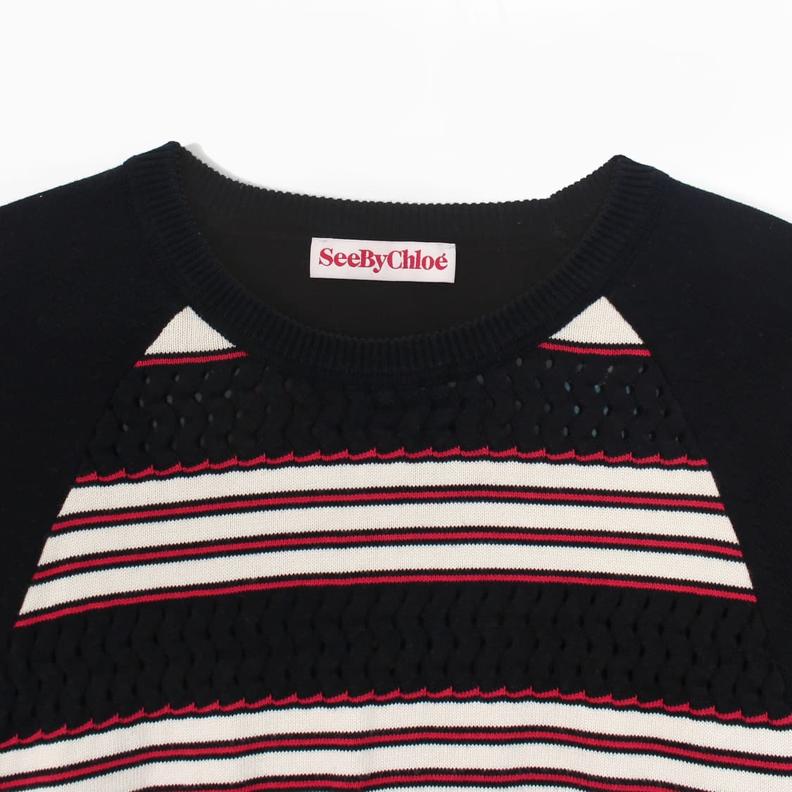 씨바이 끌로에 SeeByCHLOE 빈티지 스트라이프 니트 상품이미지2