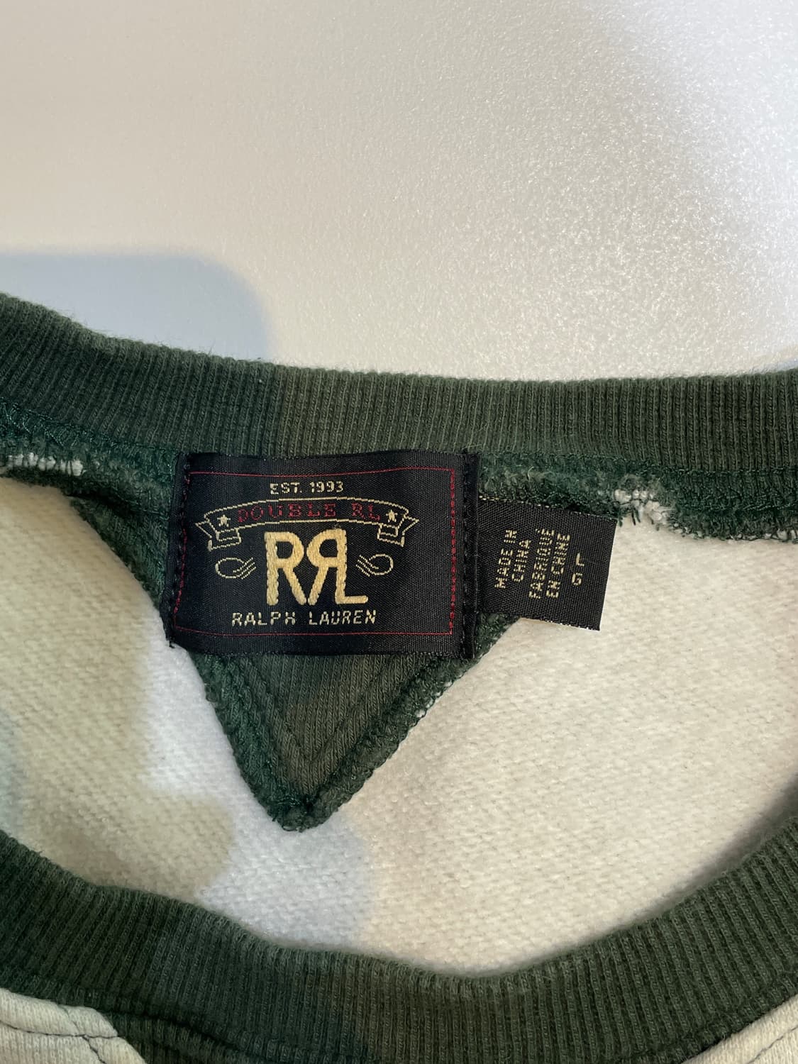 RRL 더블알엘 기모 맨투맨 L 상품이미지5