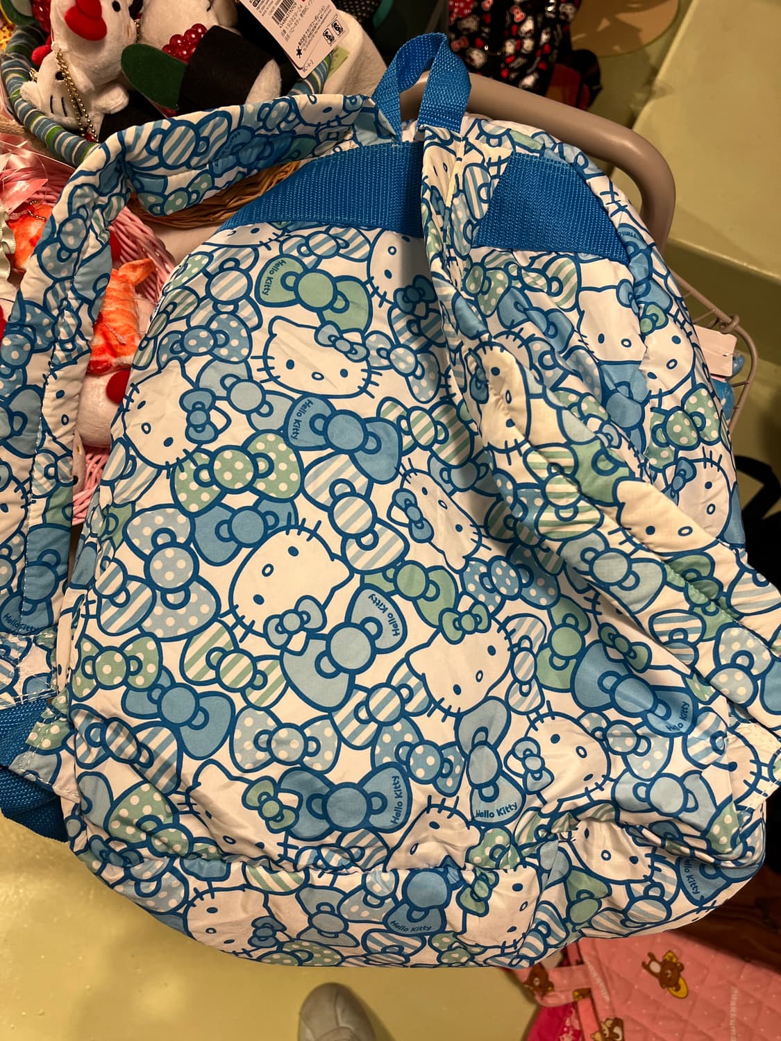 2010 블루 키티 패딩 백팩🍭 상품이미지10