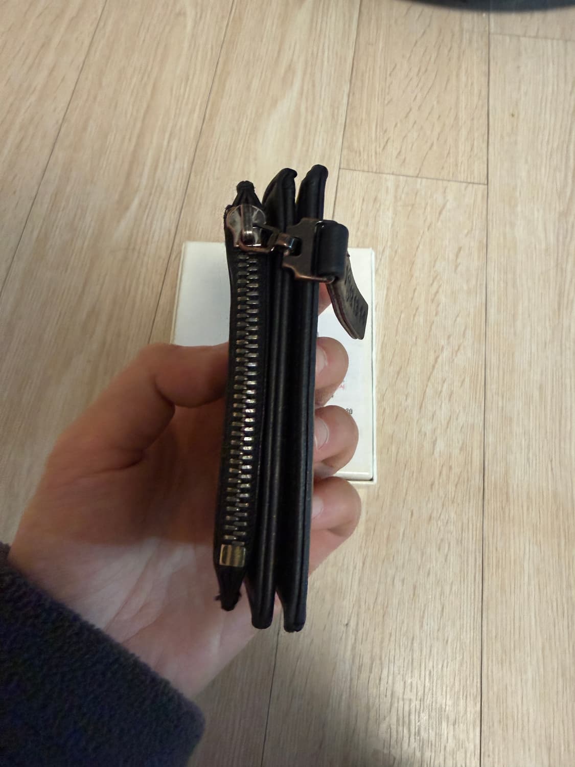 메종 마르지엘라 스티치레더 반지갑&지퍼형 반지갑블랙 상품이미지7