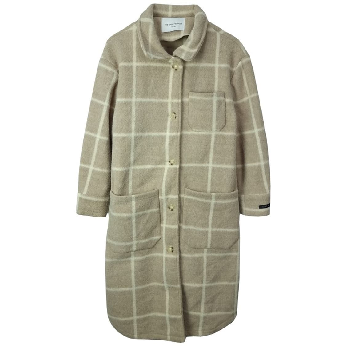 [더오픈프로덕트 오픈YY] 핸드메이드 체크 롱코트 M16354 상품이미지2